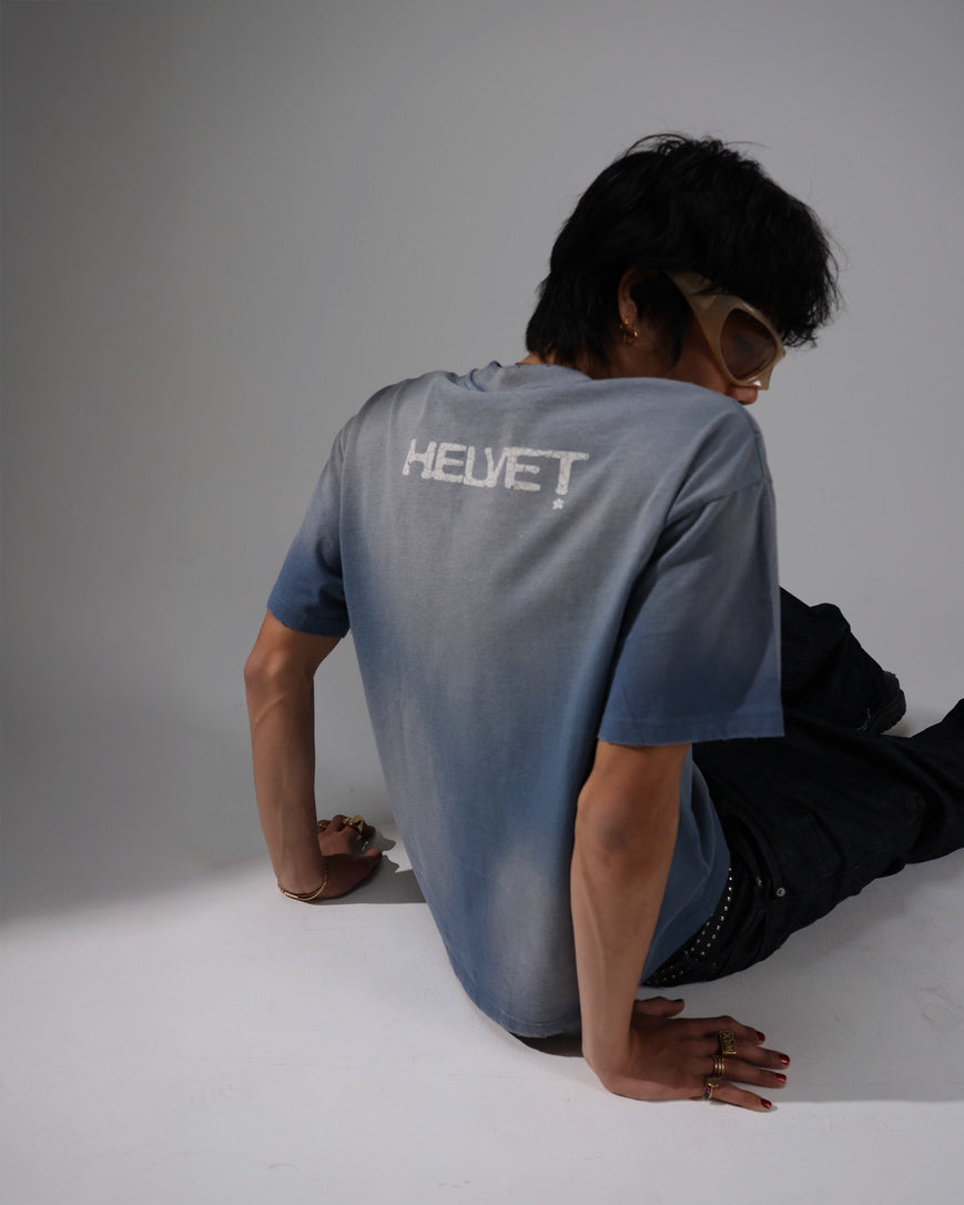 Helvet Kid Tee Closeup, Newyork Youth Street Fashion.