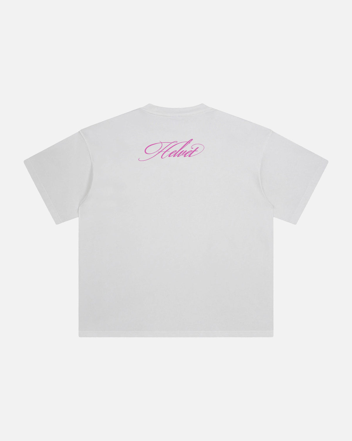 BDSM TEE "WHITE" front view, Helvet Newyork.
