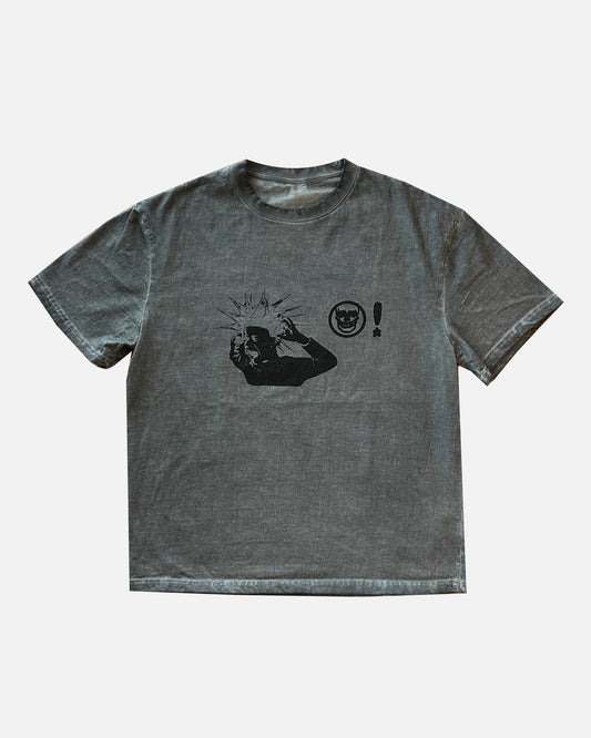 Helvet Premium Oil Graphic Tee Shirt with high quality graphic and oil wash. Helvet Collection 023.