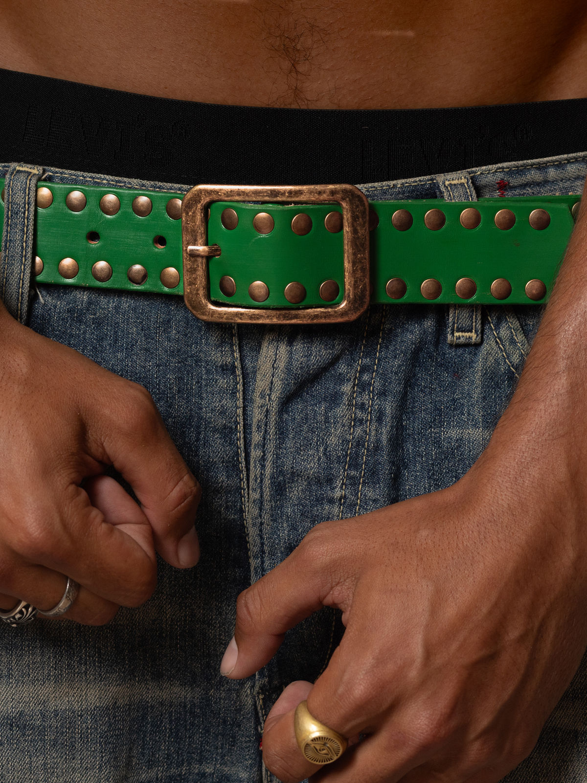 "MONEY GREEN" BELT