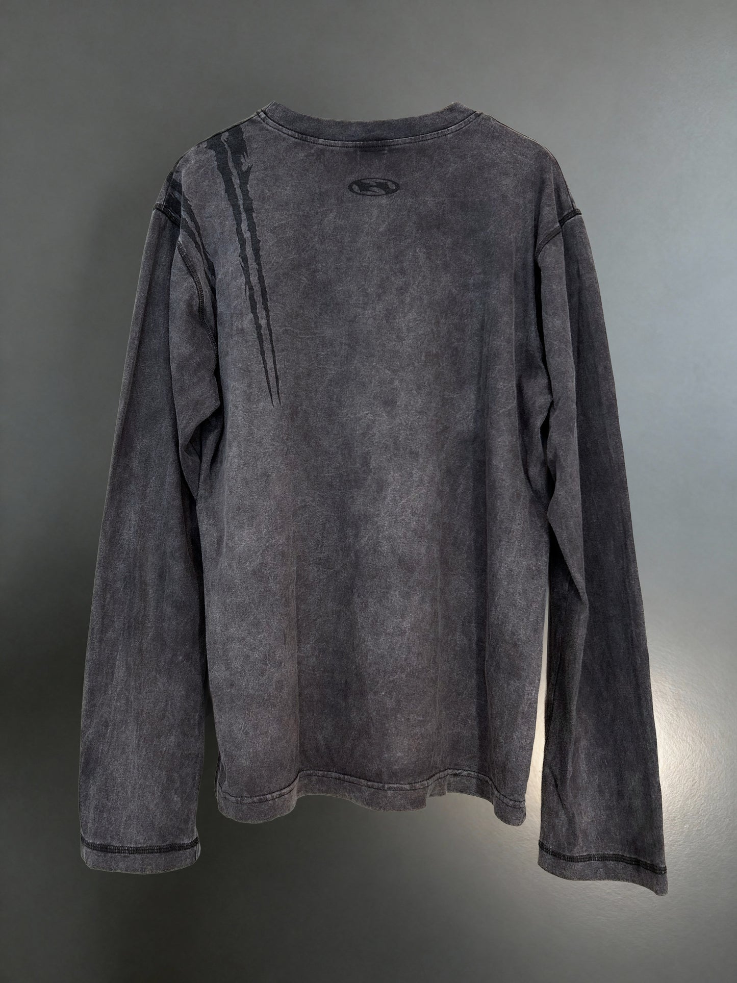 SCAR LONGSLEEVE "WASHED BLACK"